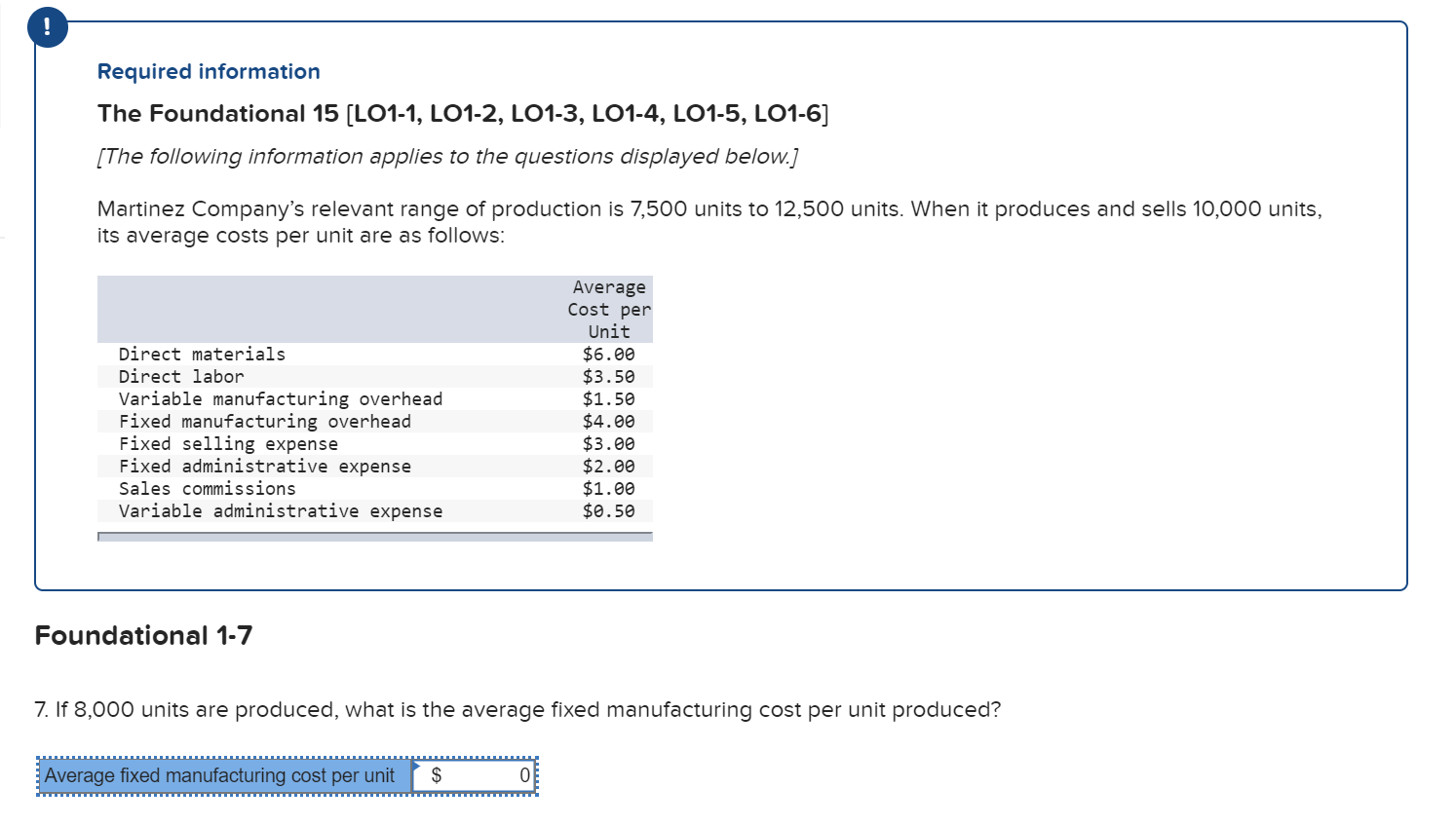 Please explain the solutuion step by step Required information The Foundational 15