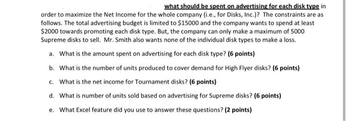 excel. (must use solver to answer) thanks! A B C D E