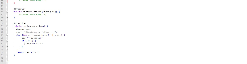 interface Map. A class that realizes Map has to save the key-value