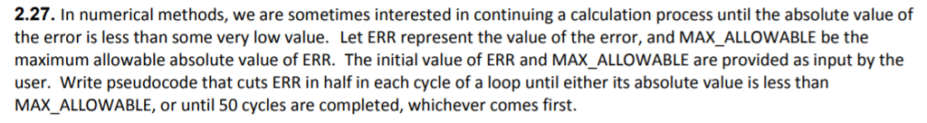  2.27. In numerical methods, we are sometimes interested in continuing a
