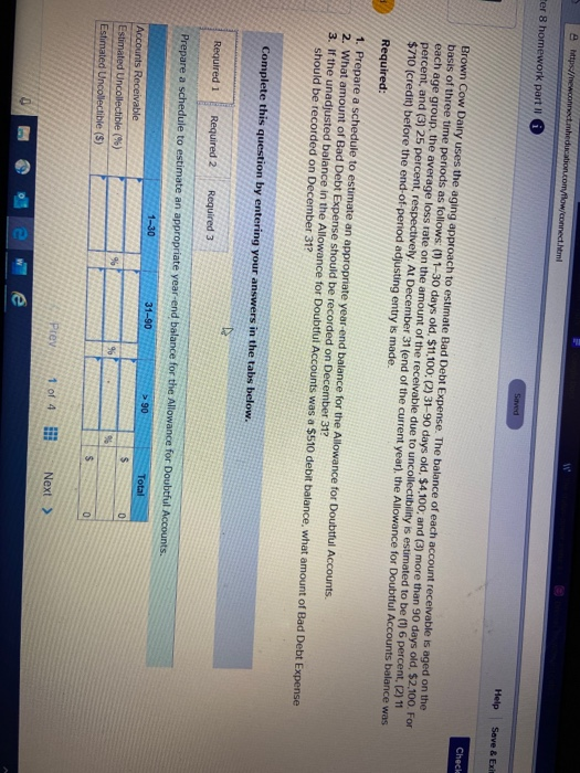 e Mttps:/ewconnectedcabion.com/flow/connect.html Fer 8 homework part i Help Seve & Check