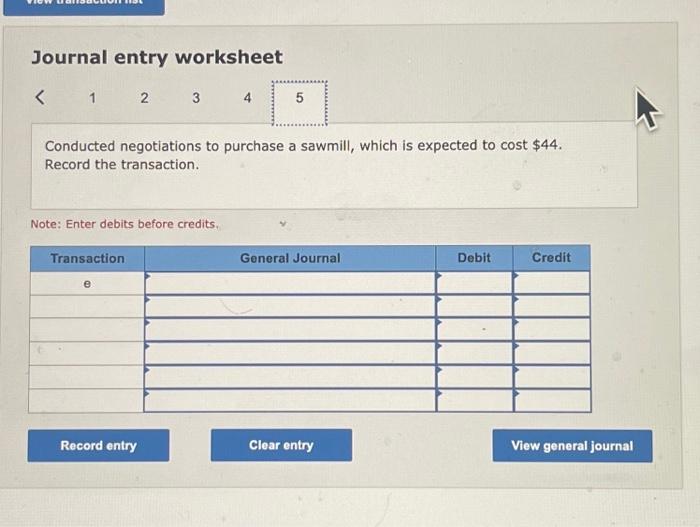 the following events occurred in the following quarter. a. Paid $50 cash
