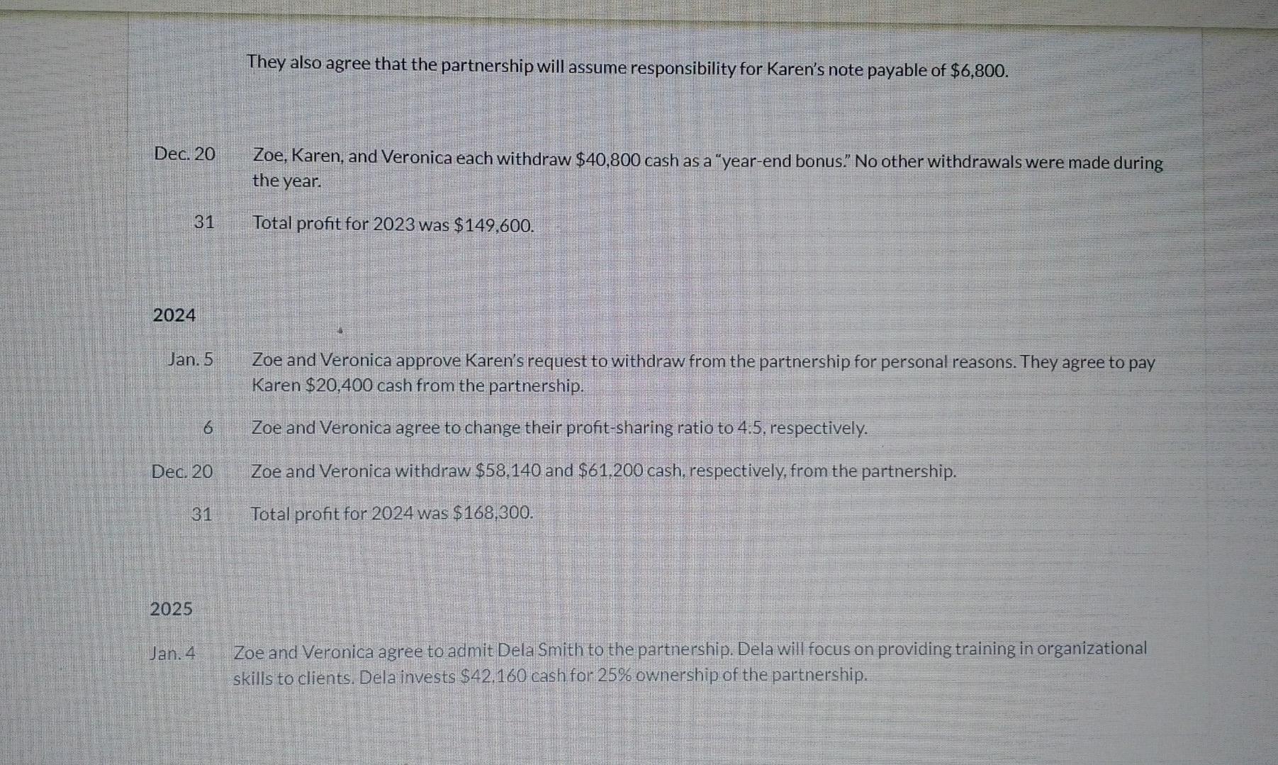 recognized each year, calculate how it is to be allocated and record