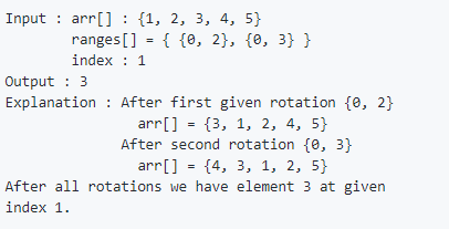 C++ Write a function to reverse an array of integers starting from
