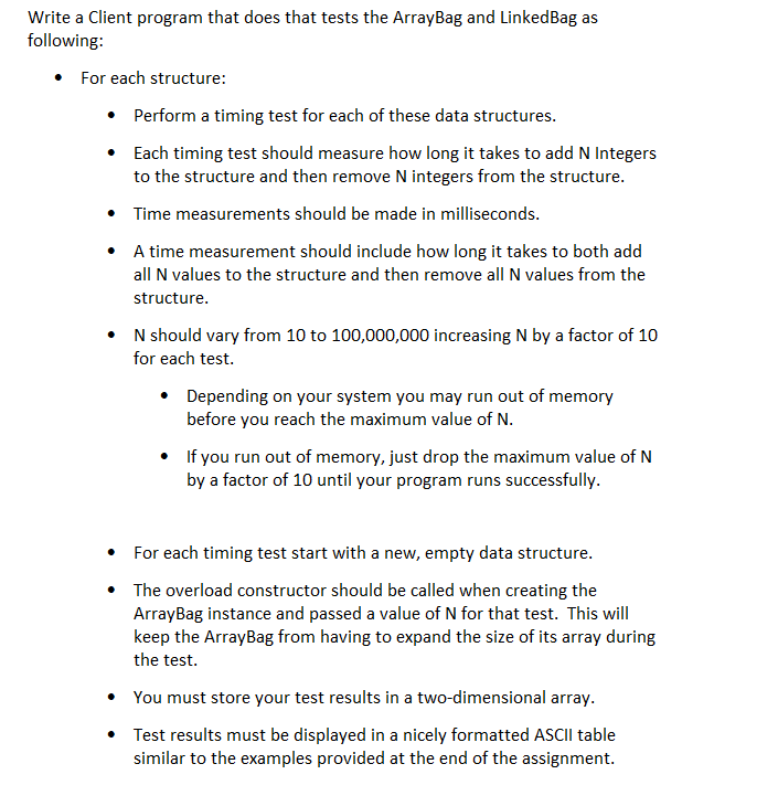 use the four classes I will provide to produce the ASCII table