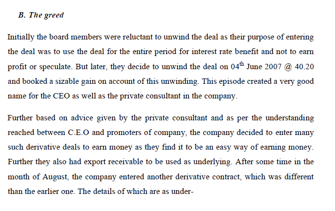company used to procure raw material from the domestic markets and selling