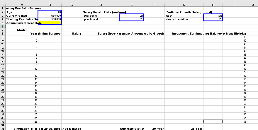 of 65, and expect some amount of growth in your salary year