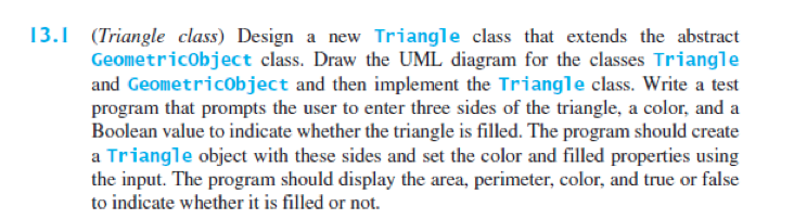 My Program will not compile. For the Triangle.java part of the program