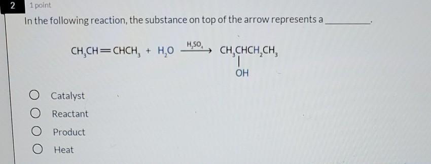 the following equation? C6H1206+ O2 CO2 + H2O O Yield or produces
