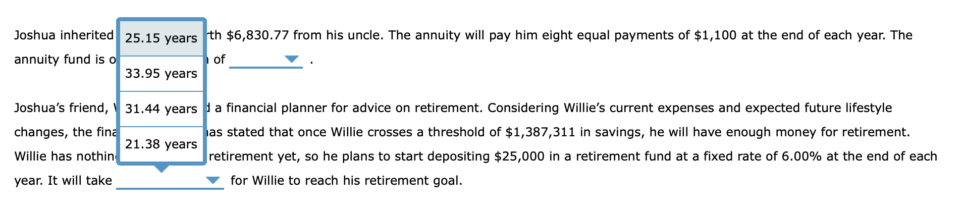 per 8.10% Consider the case of the following a 7.08% and the