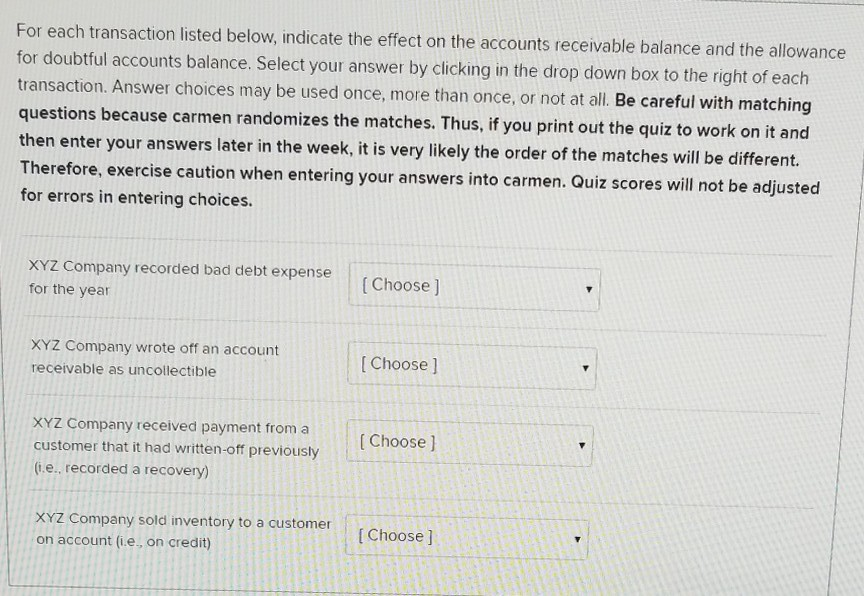 For each transaction listed below, indicate the effect on the accounts