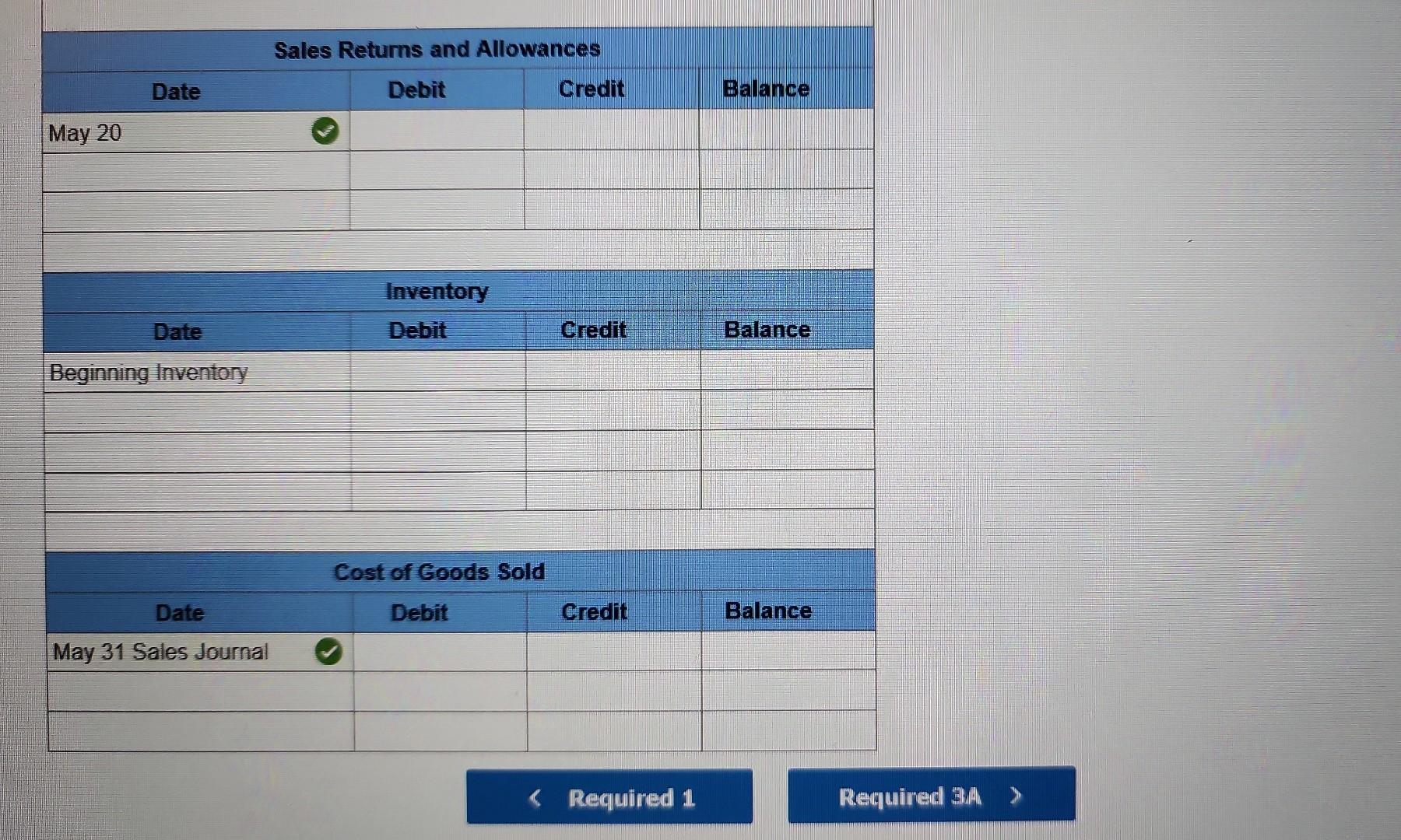 appears as follows. Assume beginning inventory balance for May to be $11,886.