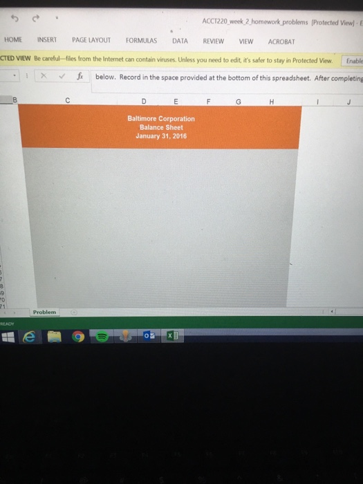 the various described items 2 below Record in the space provided at