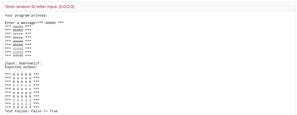 a program that asks the user for a message and then prints