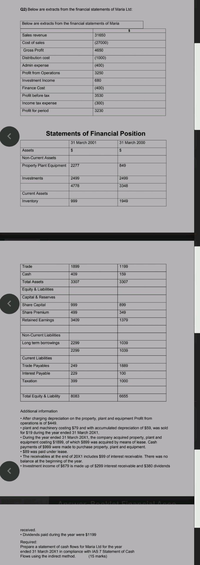 please your answer as asked in the question Q2) Below are