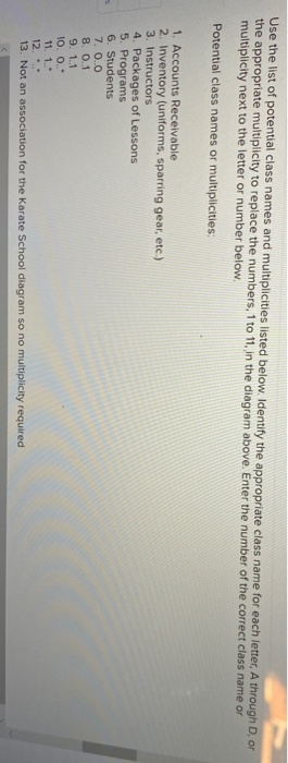 from 3 years old to 80 years old. Students select one of