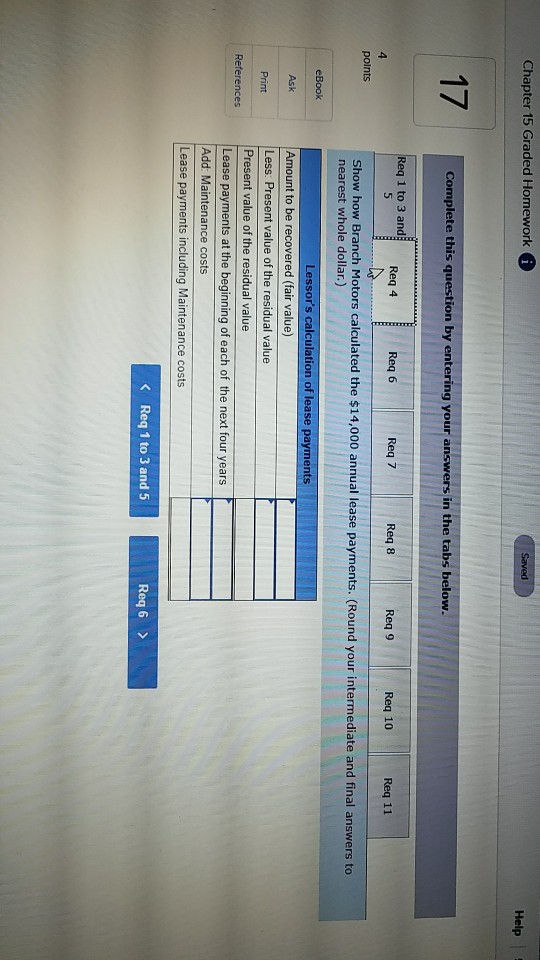 Motors. Branch paid $36,000 for the truck. Its retail Check my work