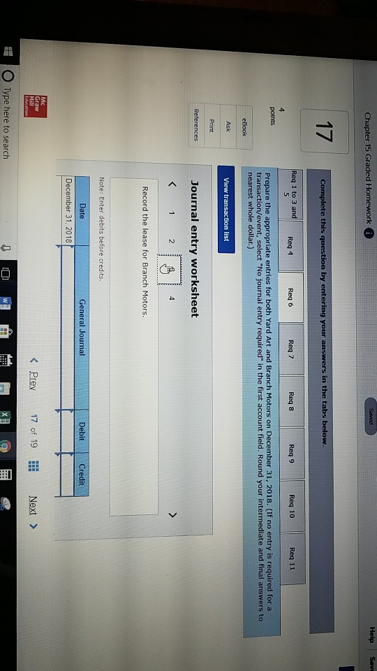 31 through 2021 Branch Motors' interest rate for determining payments was 12%