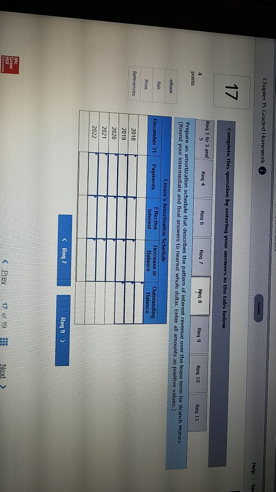 the truck is five years with no salvage points value. Both companies