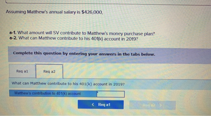 Inc., located in Silicon Valley. In 2019, Matthew participates in SV's money