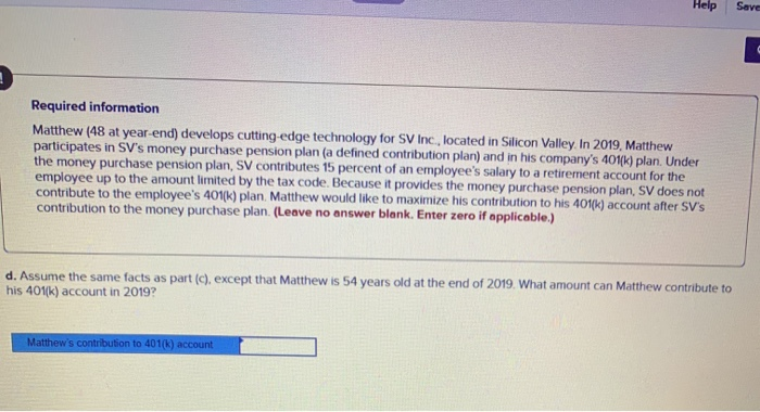 zero if applicable.) Assuming Matthew's annual salary is $426,000, 0-1. What amount