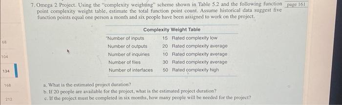  7. Omega 2 Project. Using the "complexity weighting" scheme shown in