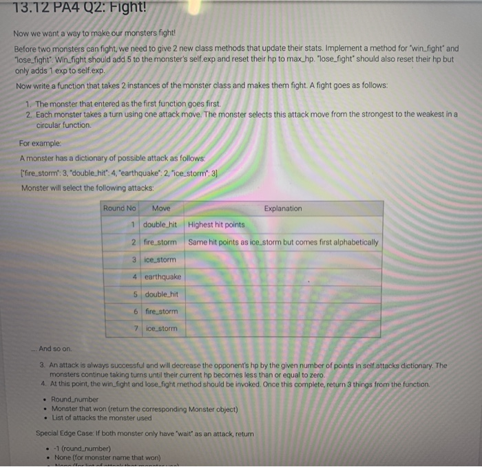  python please i do not know 3 rounds expected by my