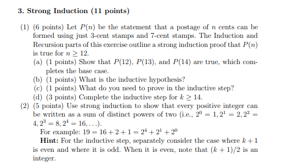 following statement TI ion+1 The following sub-problems guide you through a proof