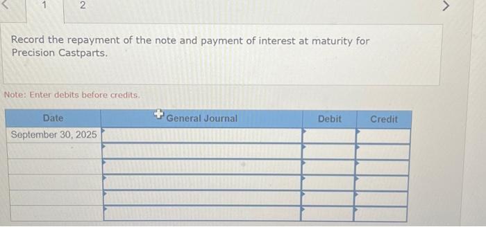 on the note is payable at maturity. Each company has a December