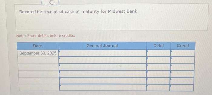 31 year-end. Required: 1. Prepare the journal entries on October 1, 2024,