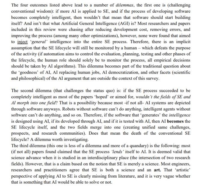  Artificial Intelligence please summarize this with your own words The four