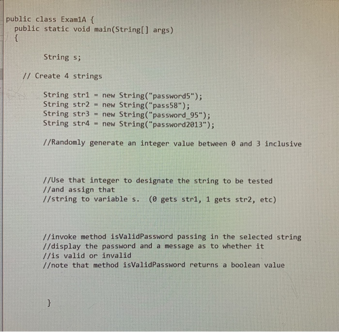 program that checks whether string is a valid password. Suppose the password