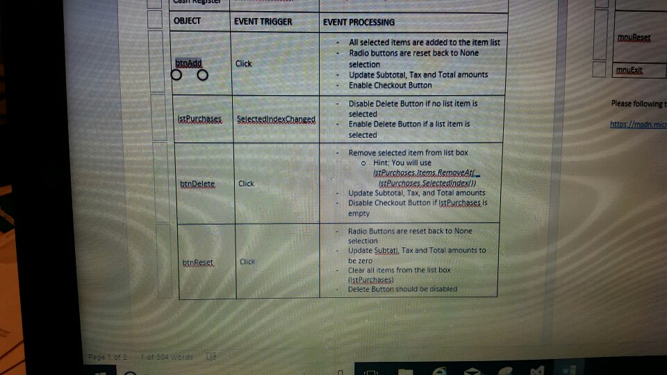  Visual Basic Program I need a basic design and code for