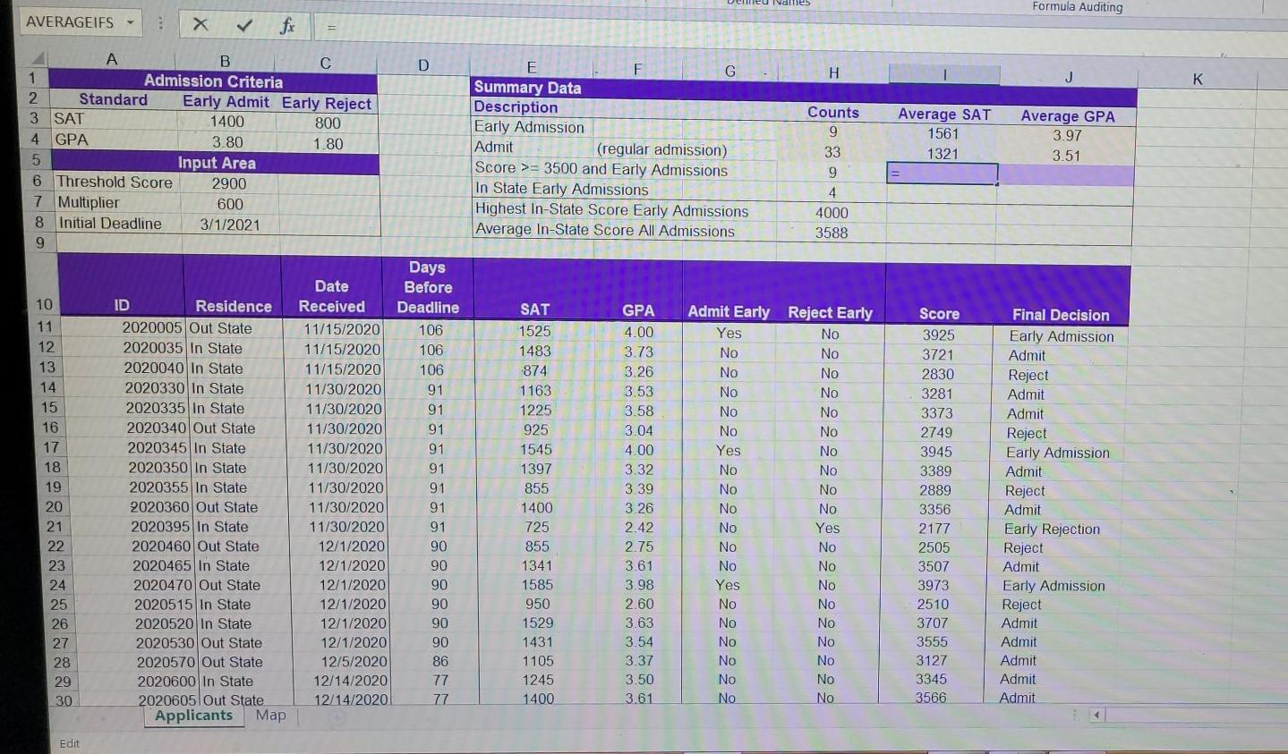 using the averageifs to average score that meets the two conditions. *correction*