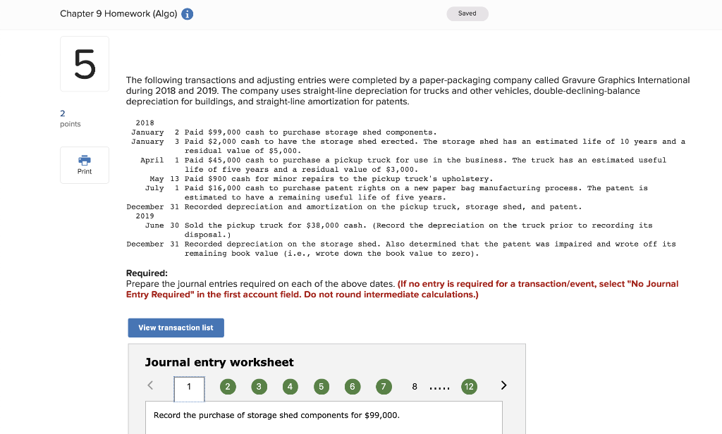 I've answer the first 5 journal entries... unsure on how to do