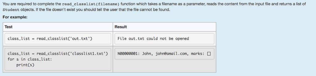 Must be done in python. Please complete all three questions Question One
