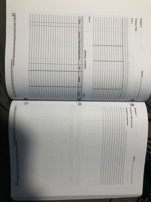 7-8A Preparing a bank reconciliation and recording adjustments LO6 CHECK FIGURE: 1.