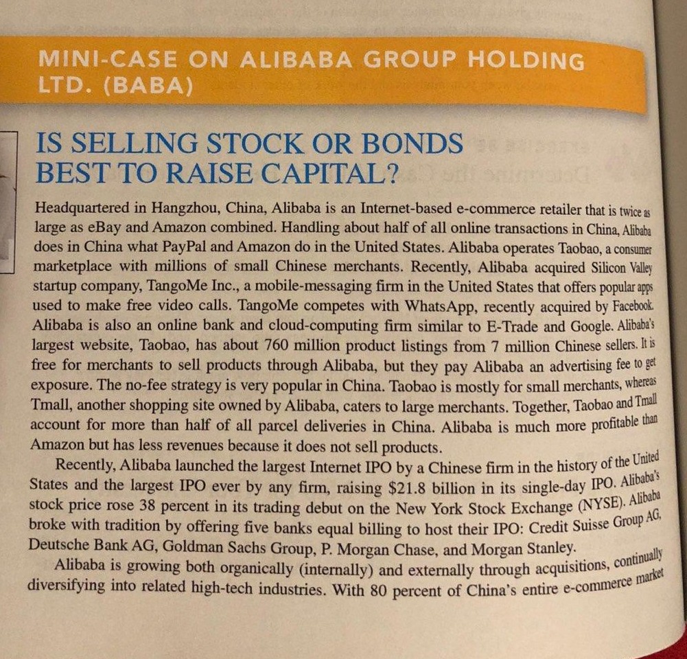 Diagram the relationship between $ equity financing and $ bond financing for