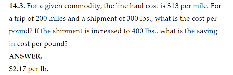 Please solve and explain how you got the answer. 14.3. For a