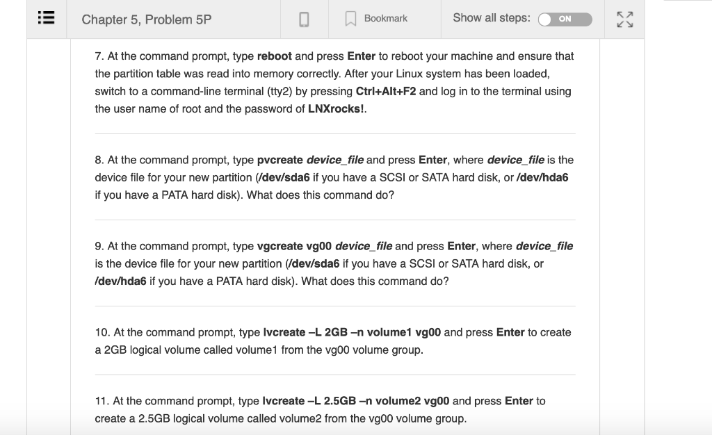 volume. Next, type mkdir/volume2 and press Enter to create a mount point