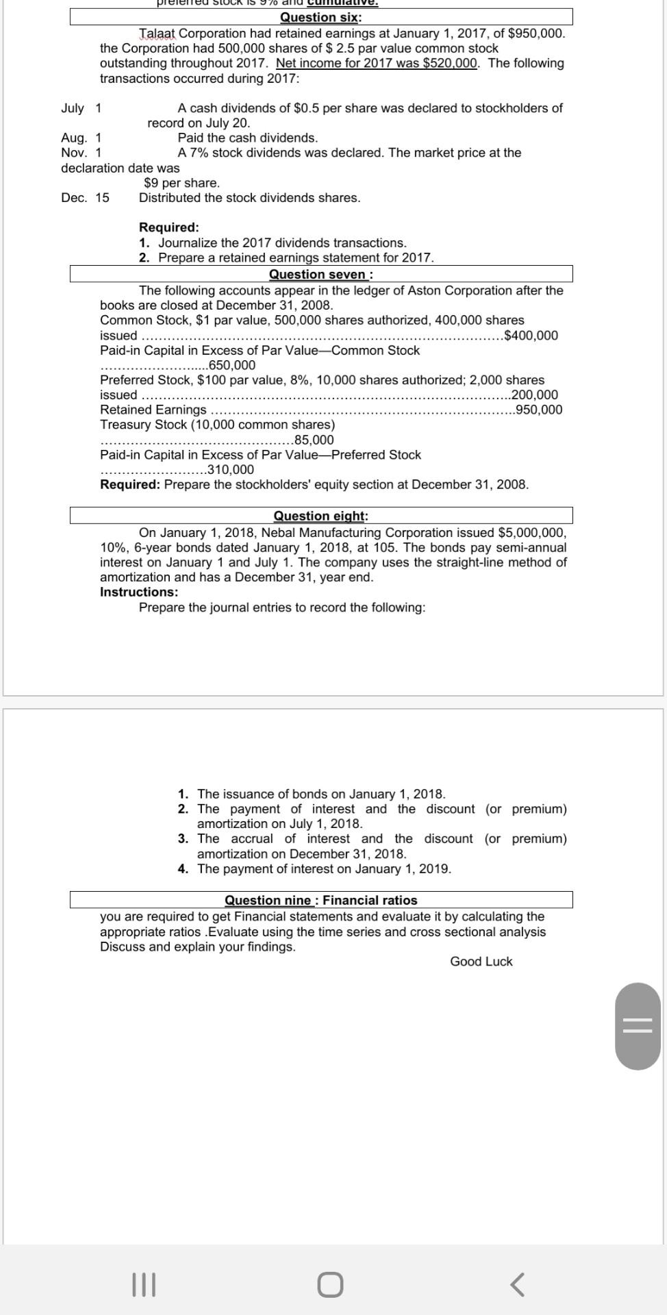 The following transactions were completed during April. April 5 Purchased golf discs,