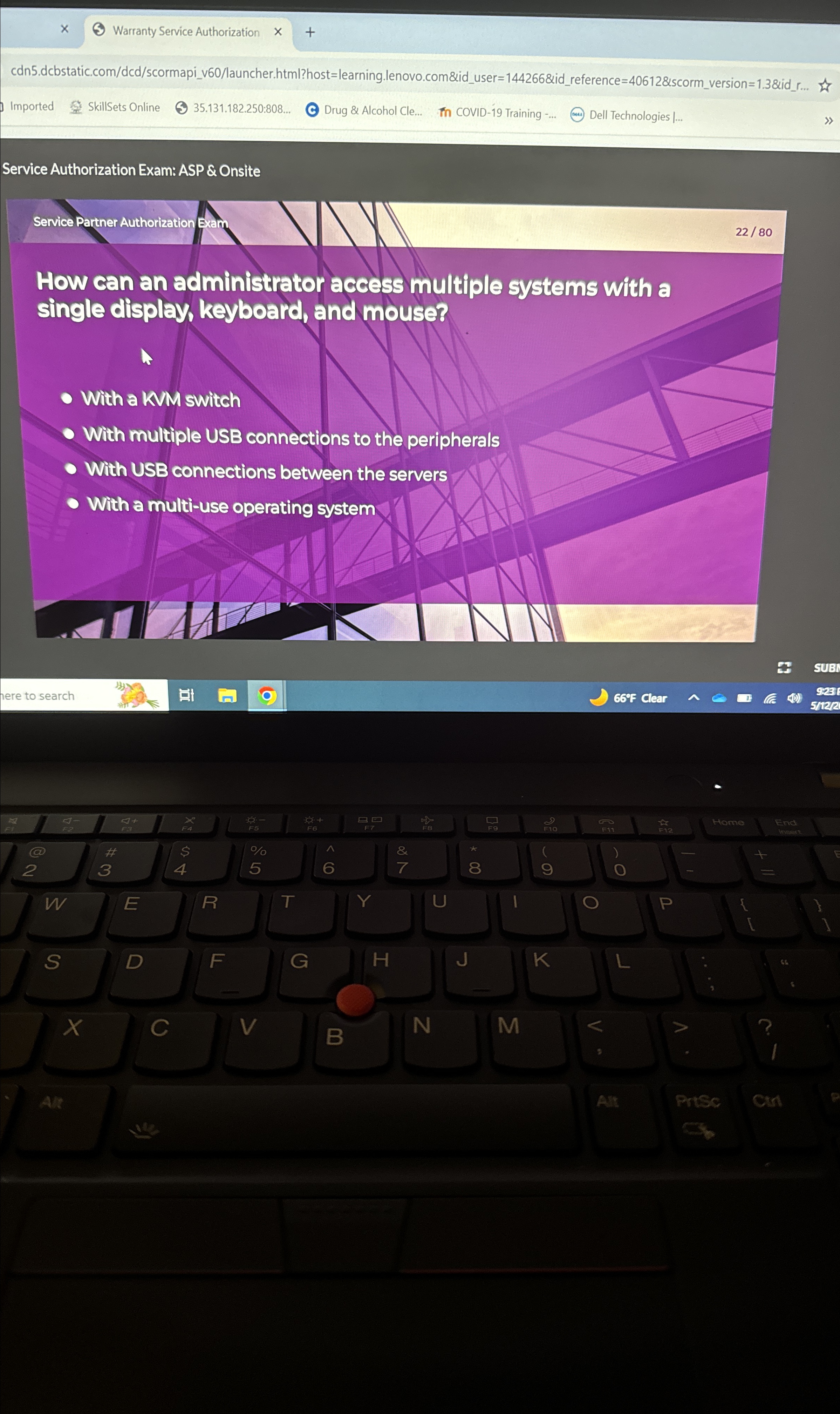  Warranty Service Authorization cdn5.dcbstatic.com/dcd/scormapi_v60/launcher.html?host=learning.lenovo.com&id_user=144266&id_reference=40612&scorm_version=1.3&id_r... Imported SkillSets Online 35.131.182.250:808... Drug & Alcohol