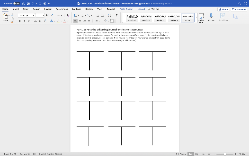 References Mailings Review View Acrobat Table Design Layout Tell me Share Comments