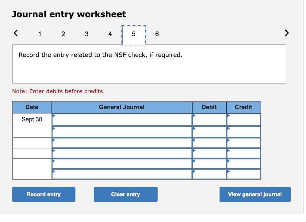 September 30 reconciliation. From the September 30 Bank Statement PREVIOUS BALANCE 19,500