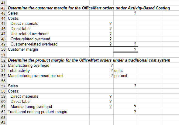 G A B C D E F 1 Chapter 7: Applying Excel