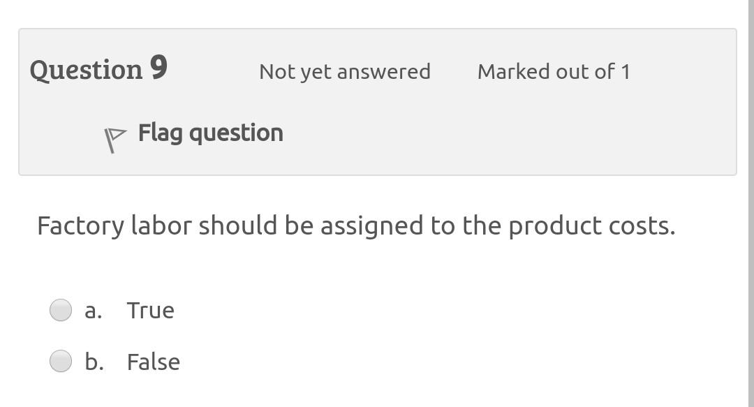 Not yet answered Marked out of 1 P Flag question A linear
