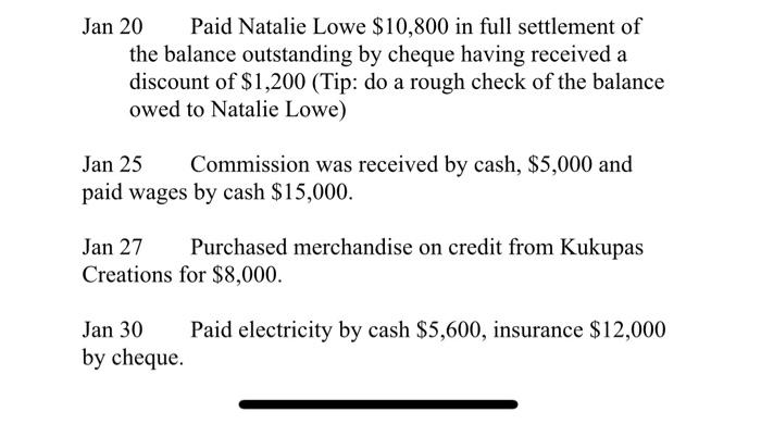 G PLEASEEE! Jan 1 Jack Smith, a baker, has been working at
