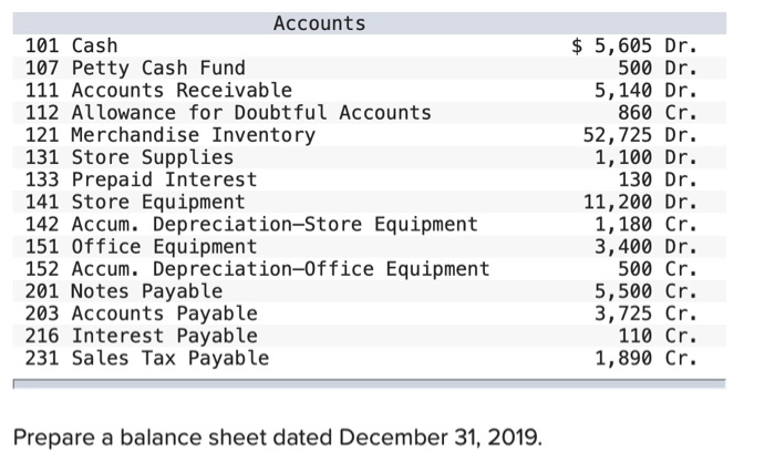 of Bridget's Office Supplies contains the following revenue, cost, and expense accounts.