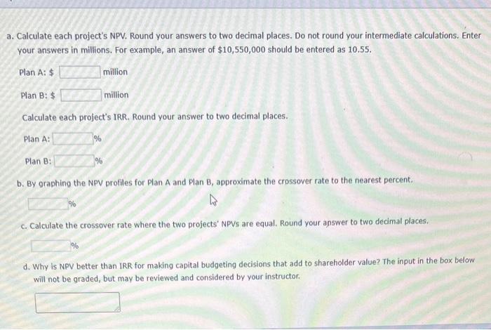 an expected cash flow of $2.69 million per year for 20 years.