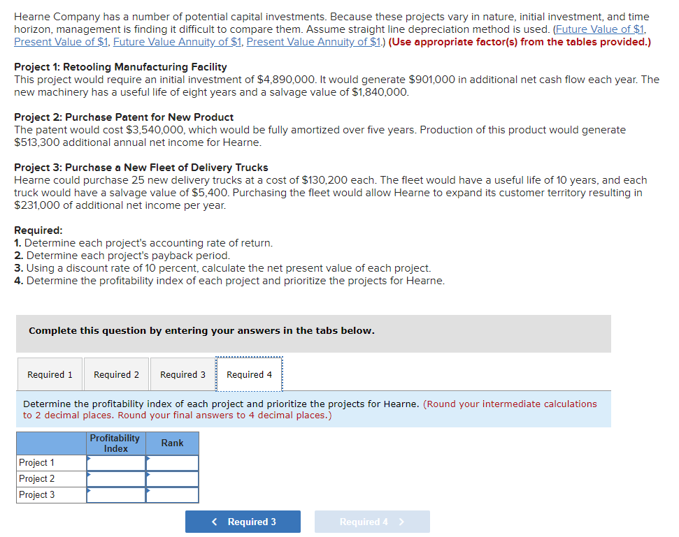 difficult to compare them. Assume straight line depreciation method is used. (Future